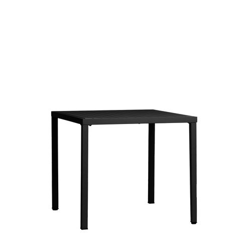 Table Fixe En Polypropylène Gris Anthracite 84x76cm