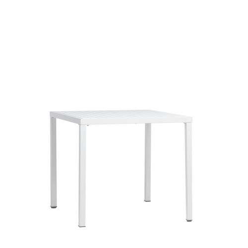 Table Fixe En Polypropylène Blanc 84x76cm
