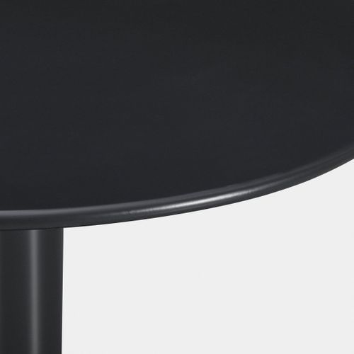 Table Fixe En Métal Gris Anthracite 60x76cm