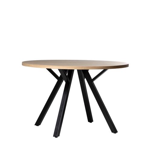 Table Fixe En Bois Naturel 120x77cm
