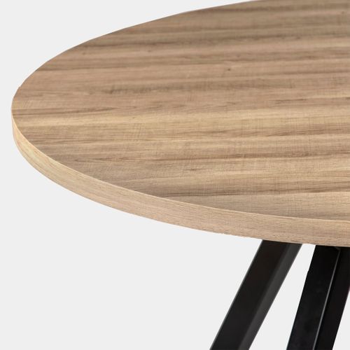 Table Fixe En Bois Naturel 120x77cm