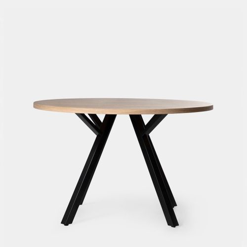 Table Fixe En Bois Naturel 120x77cm