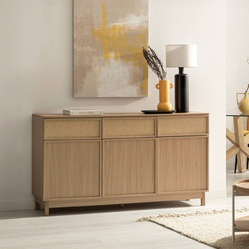 Buffet En Rotin Naturel 150x82cm