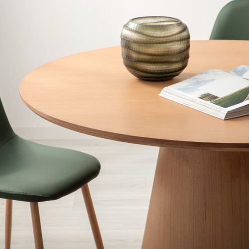 Table Fixe En Bois Naturel 120x76cm