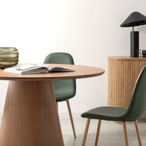 Table Fixe En Bois Naturel 120x76cm