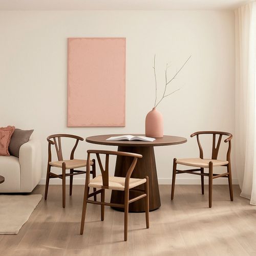 Chaise De Salle à Manger En Bois Noyer 51x74cm