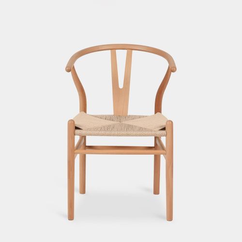 Chaise De Salle à Manger En Bois Naturel 51x74cm