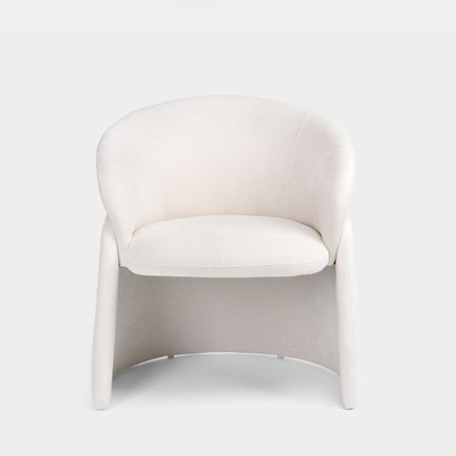 Chaise De Salle à Manger En Tissu Beige 72x77cm