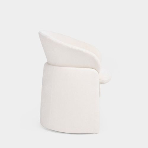 Chaise De Salle à Manger En Tissu Beige 72x77cm