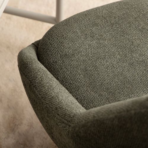 Chaise De Bureau En Tissu Vert Foncé 57x78cm