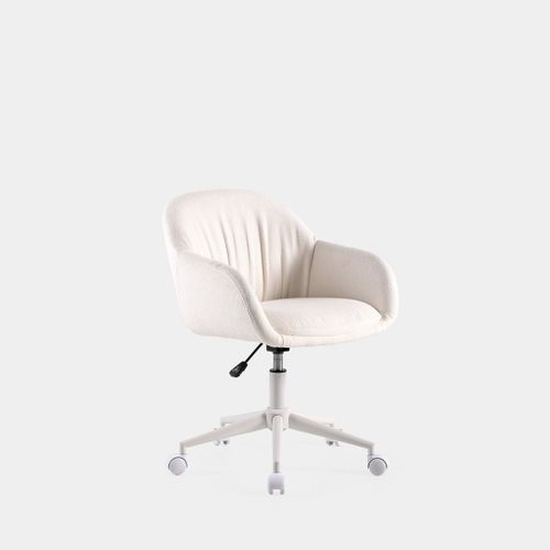 Chaise De Bureau En Tissu Beige 56x78cm