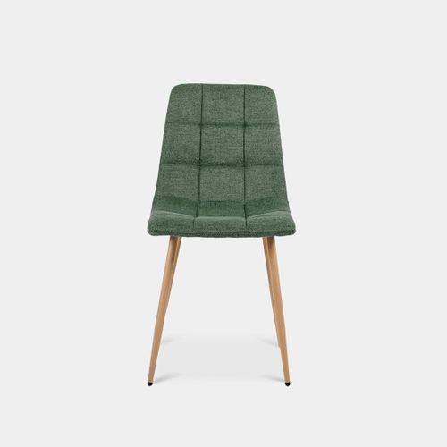 Chaise De Salle à Manger En Polyester Vert Foncé 43x88cm