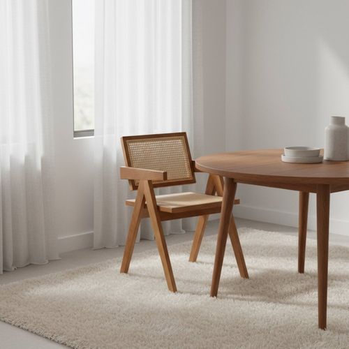 Chaise De Salle à Manger En Bois Noyer 51x80cm