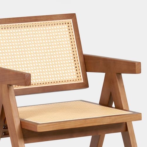 Chaise De Salle à Manger En Bois Noyer 51x80cm