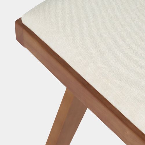 Chaise De Salle à Manger En Bois Beige-noyer 45x82cm