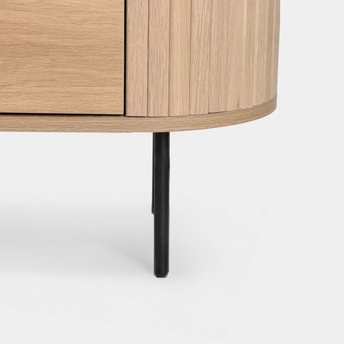 Meuble TV En Bois Naturel 160x55cm