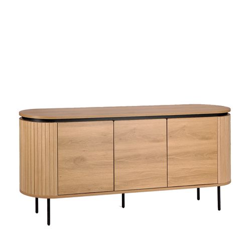 Buffet Bas En Bois Naturel 160x76cm