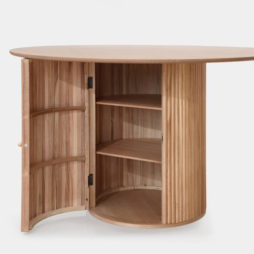 Table Fixe En Bois Naturel 120x75cm