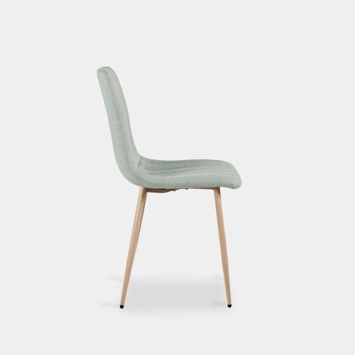 Chaise De Salle à Manger En Tissu Menthe 44x89cm