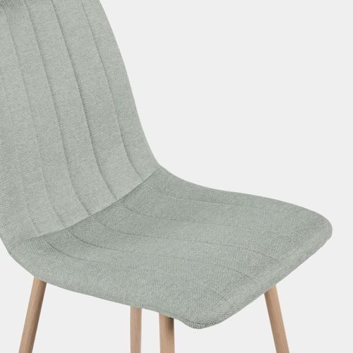 Chaise De Salle à Manger En Tissu Menthe 44x89cm