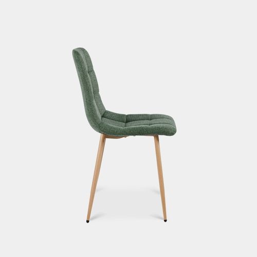 Chaise De Salle à Manger En Polyester Vert Foncé 43x88cm