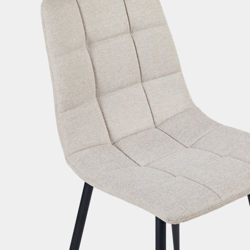 Chaise De Salle à Manger En Tissu Beige 43x88cm