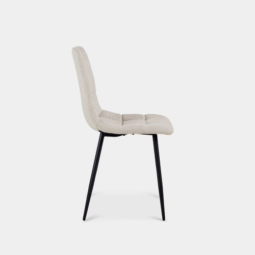 Chaise De Salle à Manger En Tissu Beige 43x88cm