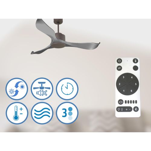 Ventilateur De Plafond Ø132 Cm Avec Wifi Réversible Hypersilence