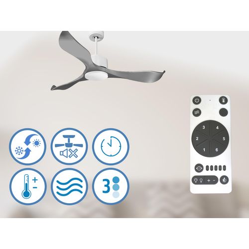 Ventilateur De Plafond Ø132 Cm Avec Wifi Réversible Hypersilence