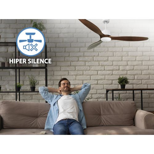 Ventilateur De Plafond Ø166 Cm Avec Wifi Réversible Hypersilence