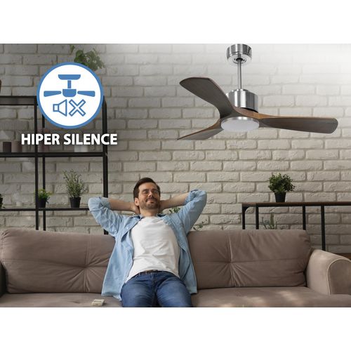 Ventilateur De Plafond Ø106 Cm Avec Wifi Réversible Hypersilence