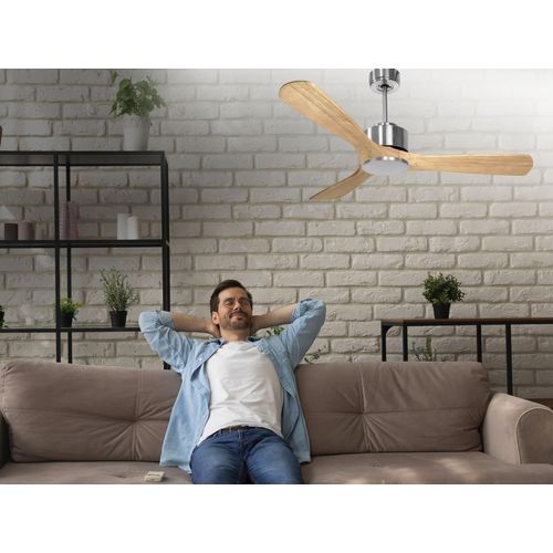Ventilateur De Plafond Ø132 Cm Avec Wifi Réversible Hypersilence