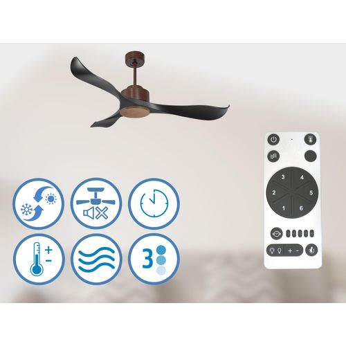 Ventilateur De Plafond Ø132 Cm Avec Wifi Réversible Hypersilence