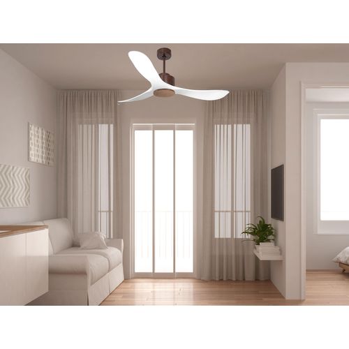 Ventilateur De Plafond Wifi Moteur à Courant Continu Télécommande Hypersilence Mémoire Shopify Vendi