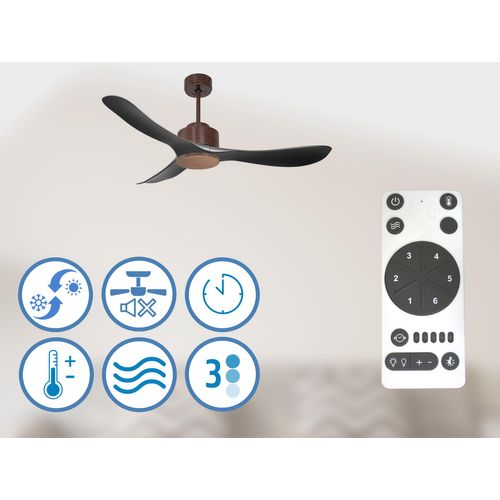Ventilateur De Plafond Ø132 Cm Avec Wifi Réversible Hypersilence