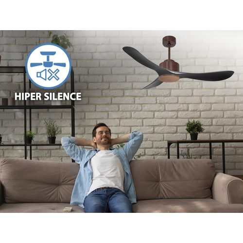 Ventilateur De Plafond Ø132 Cm Avec Wifi Réversible Hypersilence