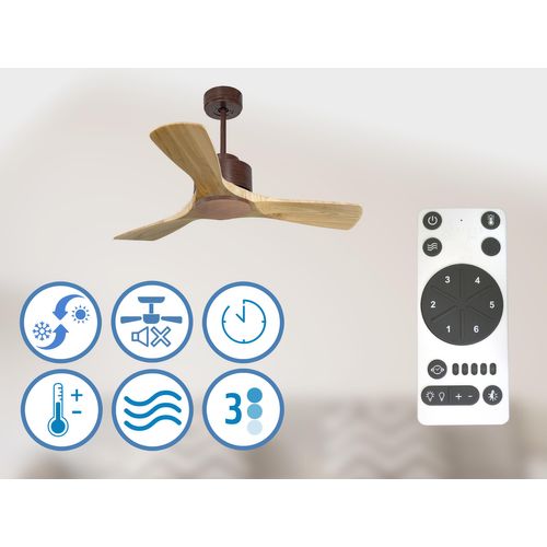 Ventilateur De Plafond Ø106 Cm Avec Wifi Réversible Hypersilence