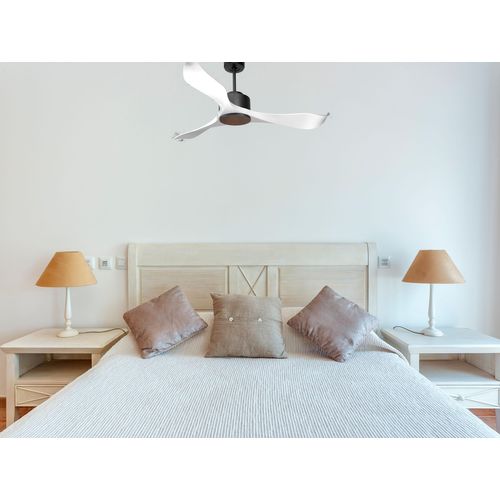 Ventilateur De Plafond Wifi Moteur à Courant Continu Télécommande Adaptateur 2/3 Lames Hypersilence