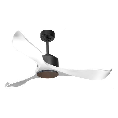 Ventilateur De Plafond Wifi Moteur à Courant Continu Télécommande Adaptateur 2/3 Lames Hypersilence