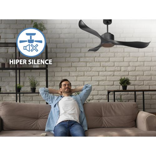 Ventilateur De Plafond Ø132 Cm Avec Wifi Réversible Hypersilence
