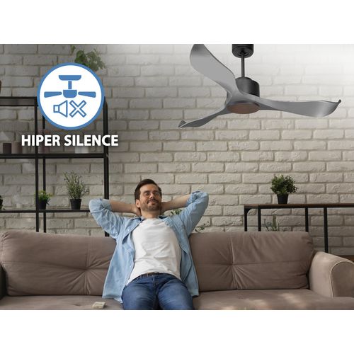 Ventilateur De Plafond Ø132 Cm Avec Wifi Réversible Hypersilence