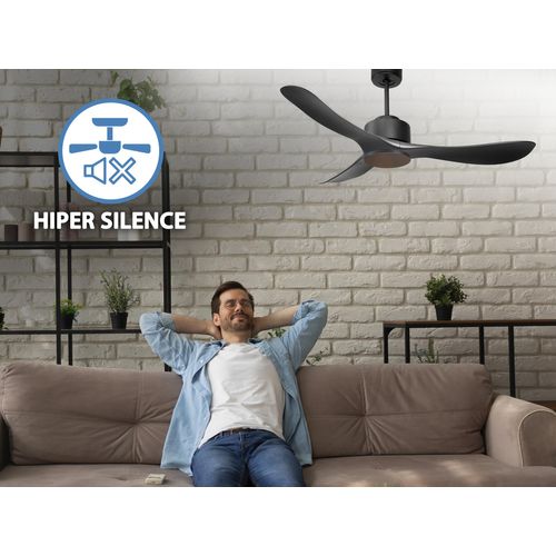 Ventilateur De Plafond Ø132 Cm Avec Wifi Réversible Hypersilence