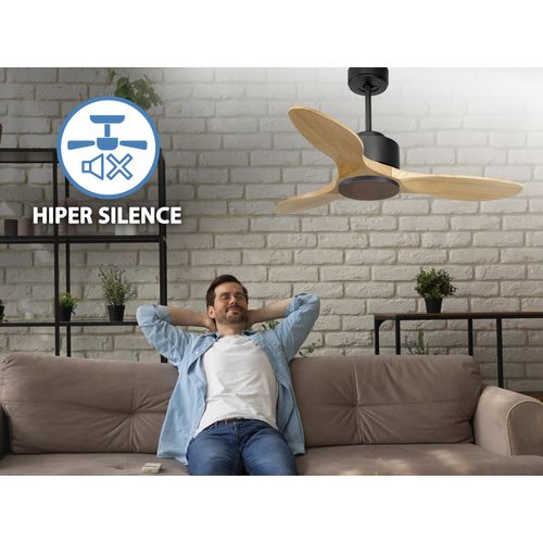 Ventilateur De Plafond Ø106 Cm Avec Wifi Réversible Hypersilence