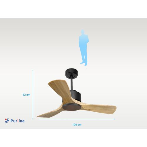 Ventilateur De Plafond Ø106 Cm Avec Wifi Réversible Hypersilence