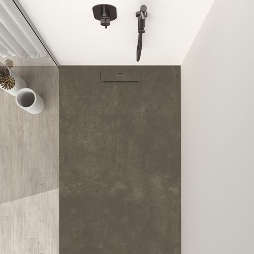 Siena - Receveur De Douche 190x90cm Ciment Foncé