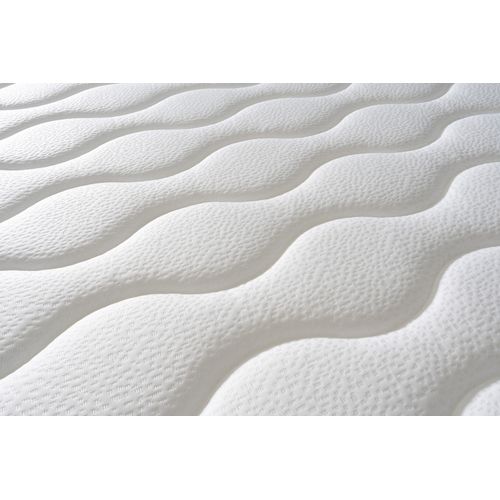 Matelas Mousse 90x190 cm ZAFIRE - Ferme - Réversible - Côté Été/hiver - H25 Cm