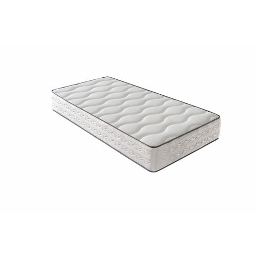 Matelas Mousse 90x190 cm ZAFIRE - Ferme - Réversible - Côté Été/hiver - H25 Cm
