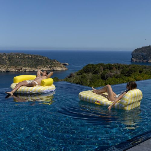 Matelas Gonflable Piscine Pvc Jaune