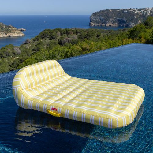 Matelas Gonflable Geante Piscine Pvc Jaune