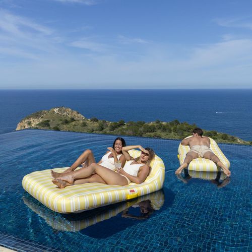 Matelas Gonflable Geante Piscine Pvc Jaune